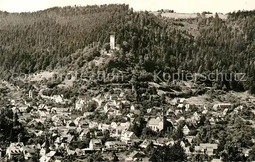 AK / Ansichtskarte Bad_Liebenzell Blick auf die Burg Bad_Liebenzell