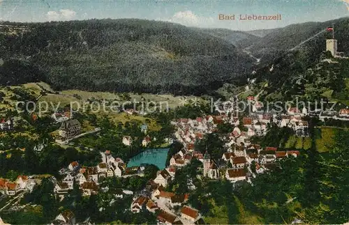 AK / Ansichtskarte Bad_Liebenzell Panorama Villa Lioba Missionshaus Burg Nagoldtal Bad_Liebenzell