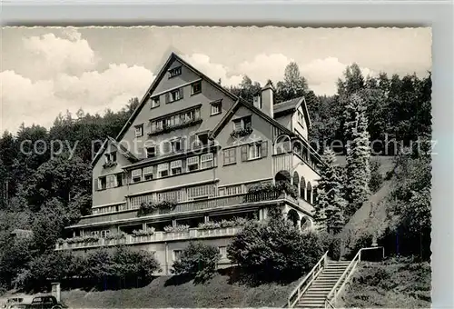 AK / Ansichtskarte Bad_Liebenzell Hugo Schaeffer Haus Kurort im Schwarzwald Bad_Liebenzell