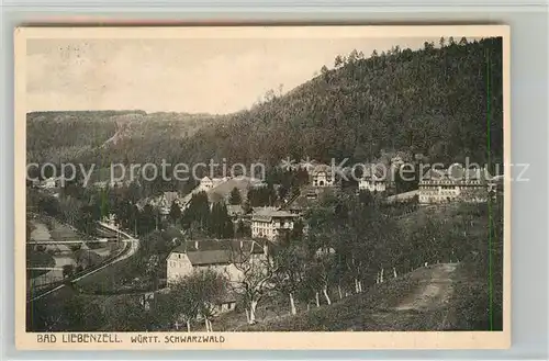 AK / Ansichtskarte Bad_Liebenzell Teilansicht Kurort im Schwarzwald Bad_Liebenzell