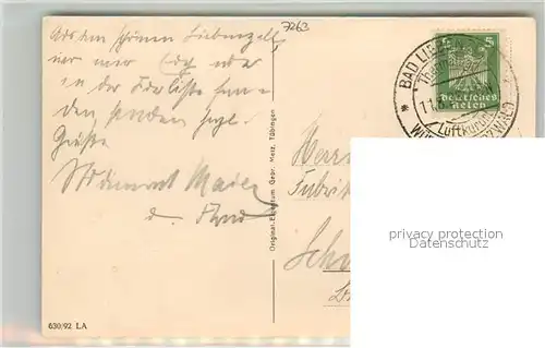 AK / Ansichtskarte Bad_Liebenzell Teilansicht Kurort im Schwarzwald Bad_Liebenzell