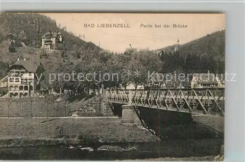 AK / Ansichtskarte Bad_Liebenzell Partie bei der Bruecke Kurort im Schwarzwald Bad_Liebenzell