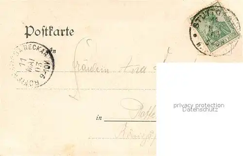 AK / Ansichtskarte Stuttgart Anlagensee mit Schloss Stuttgart