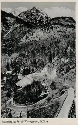 AK / Ansichtskarte Herzogstand Kesselbergstrasse Herzogstand