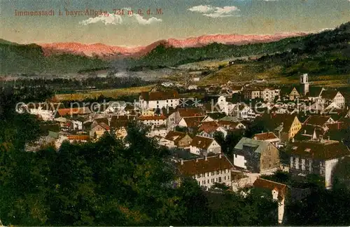 AK / Ansichtskarte Immenstadt_Allgaeu Stadtblick Immenstadt_Allgaeu