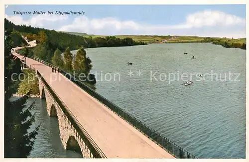 AK / Ansichtskarte Dippoldiswalde_Osterzgebirge Talsperre Malter Fliegeraufnahme Dippoldiswalde