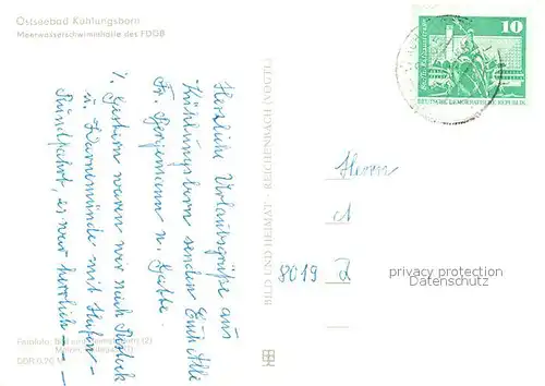AK / Ansichtskarte Kuehlungsborn_Ostseebad Meerwasserschwimmhalle des FDGB Kuehlungsborn_Ostseebad