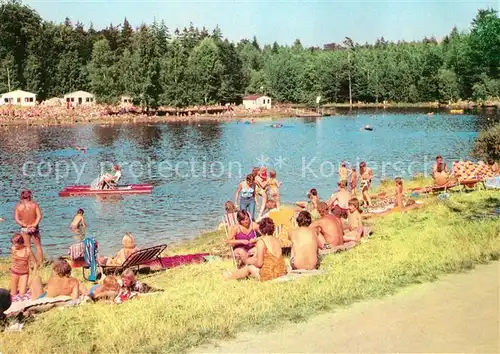 AK / Ansichtskarte Gernrode_Harz Am Bremer Teich Gernrode Harz