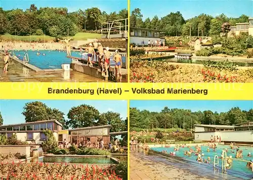 AK / Ansichtskarte Brandenburg_Havel Volksbad Marienberg Brandenburg Havel