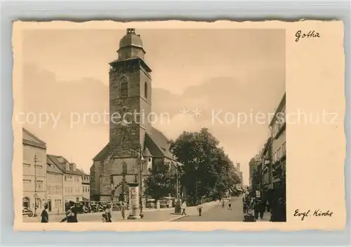 AK / Ansichtskarte Gotha_Thueringen Ev Kirche Gotha Thueringen