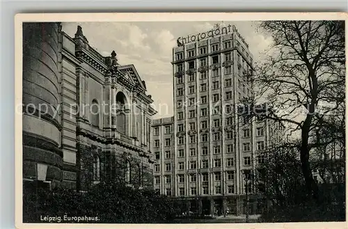 AK / Ansichtskarte Leipzig Europahaus Leipzig