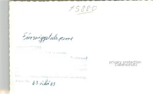 AK / Ansichtskarte Fuerwiggetalsperre Staumauer Fuerwiggetalsperre