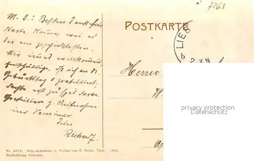 AK / Ansichtskarte Bad_Liebenzell Koenig Karls Anlagen mit Allee  Bad_Liebenzell