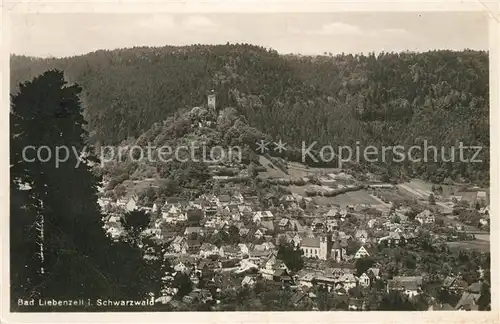 AK / Ansichtskarte Bad_Liebenzell Fliegeraufnahme Bad_Liebenzell