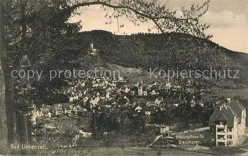 AK / Ansichtskarte Bad_Liebenzell Erholungshaus fuer Diaconissen Bad_Liebenzell