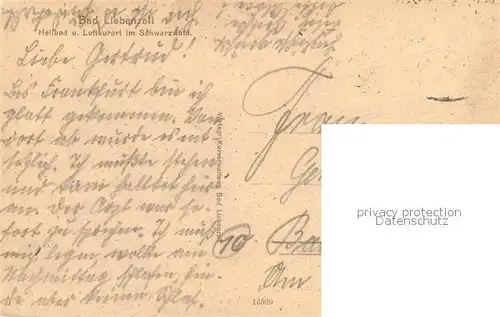 AK / Ansichtskarte Bad_Liebenzell Partie am Bach Bad_Liebenzell