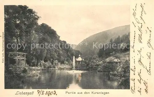 AK / Ansichtskarte Bad_Liebenzell Kuranlagen Bad_Liebenzell