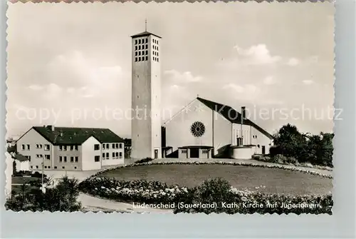 AK / Ansichtskarte Luedenscheid Kirche mit Jugendheim Luedenscheid
