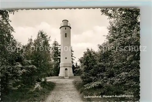 AK / Ansichtskarte Luedenscheid Homert Aussichtstrum Luedenscheid