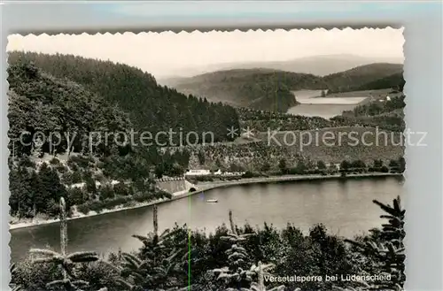 AK / Ansichtskarte Versetalsperre bei Luedenscheid Versetalsperre