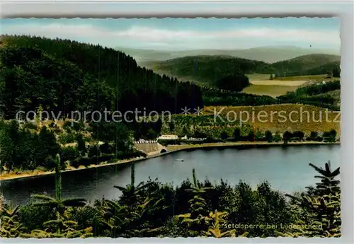 AK / Ansichtskarte Versetalsperre bei Luedenscheid Versetalsperre