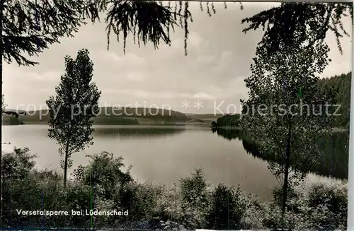 AK / Ansichtskarte Versetalsperre bei Luedenscheid Versetalsperre