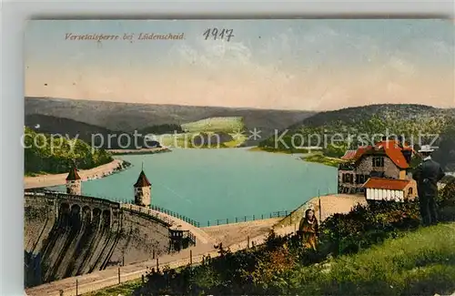 AK / Ansichtskarte Versetalsperre bei Luedenscheid Versetalsperre