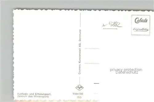 AK / Ansichtskarte Valbert Ebbegebirge Valbert