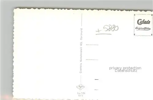 AK / Ansichtskarte Versetalsperre bei Luedenscheid Versetalsperre