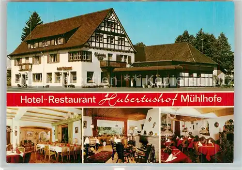 AK / Ansichtskarte Meinerzhagen Hotel Restaurant Hubertushof Muehlhofe Meinerzhagen