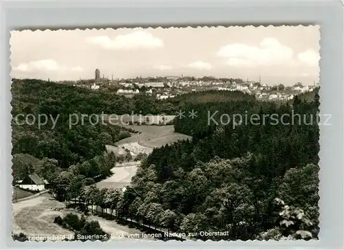 AK / Ansichtskarte Luedenscheid Blick vom Langen Nacken zur Oberstadt Luedenscheid