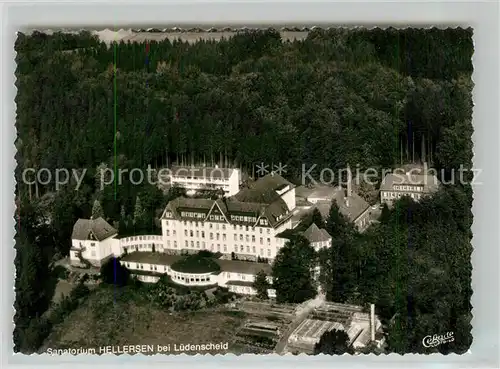 AK / Ansichtskarte Luedenscheid Fliegeraufnahme Sanatorium Hellersen Luedenscheid