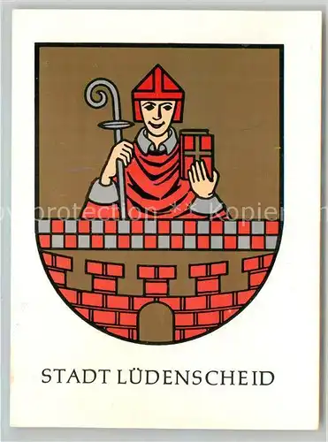 AK / Ansichtskarte Luedenscheid Stadtwappen Luedenscheid