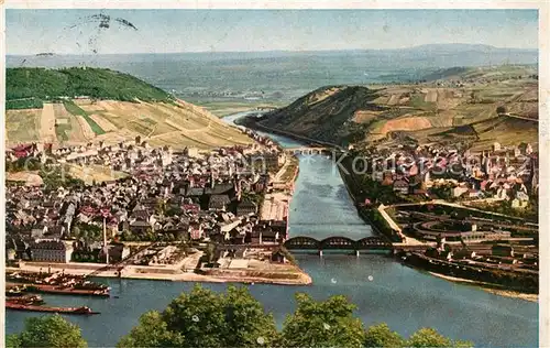 AK / Ansichtskarte Bingen_Rhein Bingerbrueck Nahemuendung Bingen Rhein