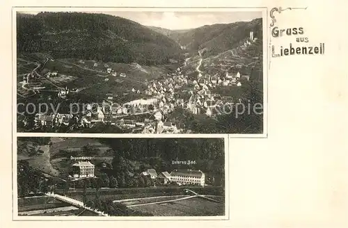 AK / Ansichtskarte Liebenzell_Bad Panorama Nagoldbruecke Liebenzell_Bad
