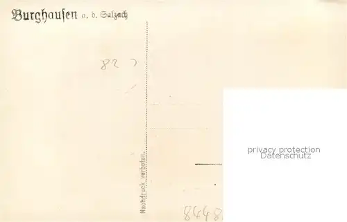 AK / Ansichtskarte Burghausen_Salzach Burg Kirche Burghausen Salzach