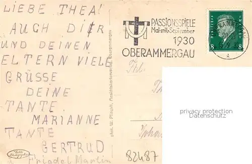 AK / Ansichtskarte Oberammergau Haensel  und Gretelheim  Oberammergau