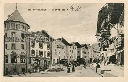 AK / Ansichtskarte Berchtesgaden Marktplatz Berchtesgaden