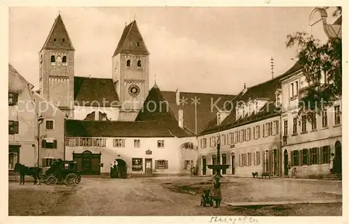 AK / Ansichtskarte Steingaden_Oberbayern Kirche Steingaden Oberbayern