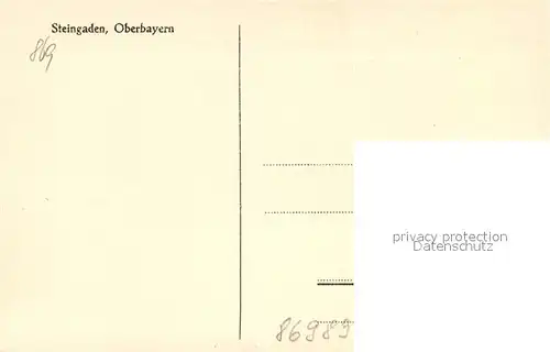 AK / Ansichtskarte Steingaden_Oberbayern Kirche Steingaden Oberbayern