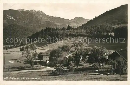 AK / Ansichtskarte Aschau_Chiemgau Gschwend Kampenwand Aschau Chiemgau