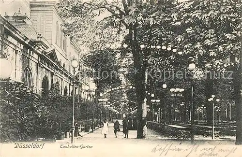 AK / Ansichtskarte Duesseldorf Tonhallen Garten Duesseldorf