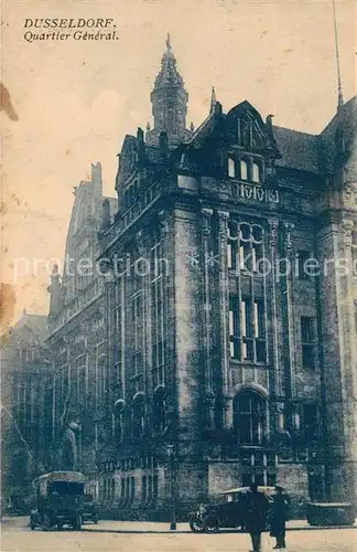 AK / Ansichtskarte Duesseldorf Quartier General Duesseldorf