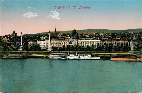 AK / Ansichtskarte Duesseldorf Kunstpalast Rhein Duesseldorf