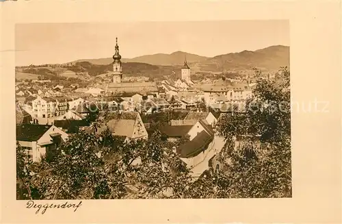 AK / Ansichtskarte Deggendorf_Donau Kirche Panorama Deggendorf Donau