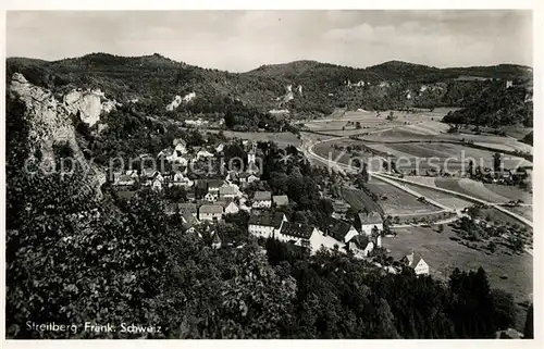 AK / Ansichtskarte Streitberg_Oberfranken Panorama Fliegeraufnahme Streitberg Oberfranken