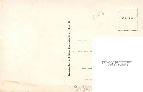 AK / Ansichtskarte Goessweinstein Wallfahrtskirche Burg Goessweinstein