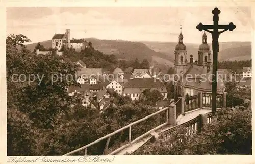 AK / Ansichtskarte Goessweinstein Wallfahrtskirche Burg Goessweinstein