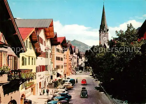 AK / Ansichtskarte Kitzb&#252;hel Tirol Vorderstadt Kirchturm