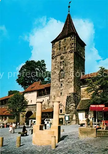 AK / Ansichtskarte N&#252;rnberg Burgeingang